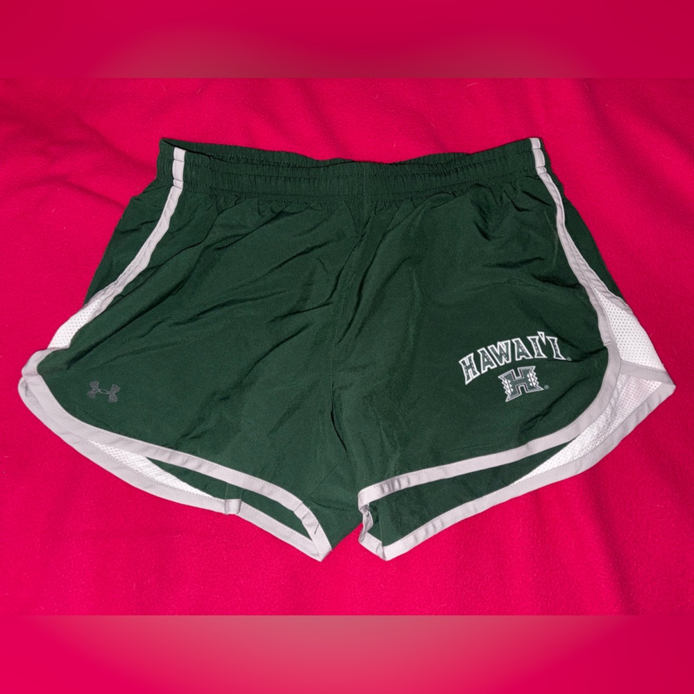 Under Armour Dark Green Women's Athletic Shorts